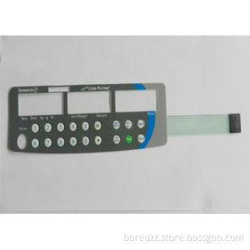 PET / PC Metal Dome Waterproof Membrane Switch With Texture